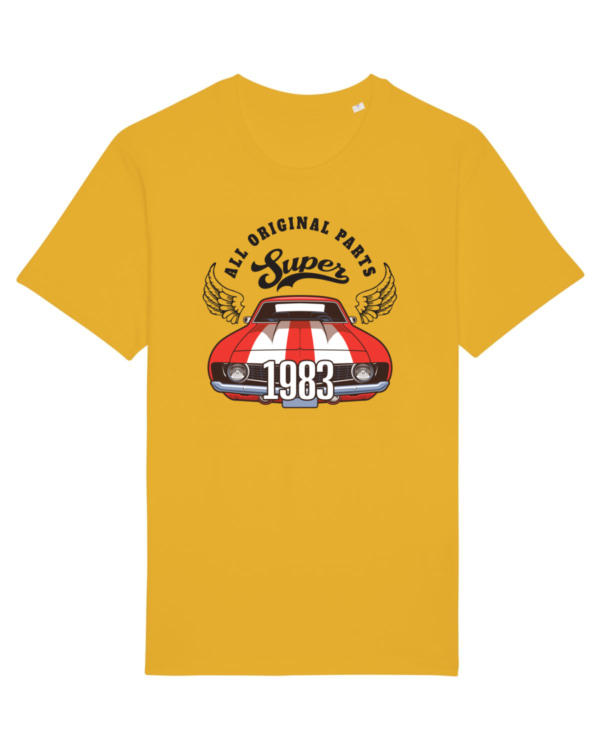 Tricou mânecă scurtă Unisex Rocker Spectra Yellow