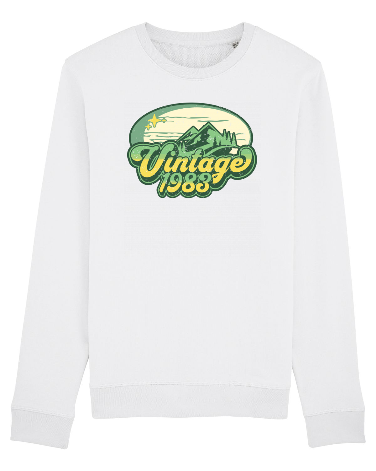 Bluză mânecă lungă Unisex Rise White