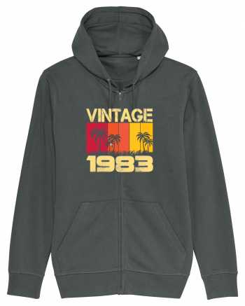 Vintage 1983 - sunny palm trees Anthracite