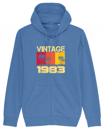 Vintage 1983 - sunny palm trees Bright Blue