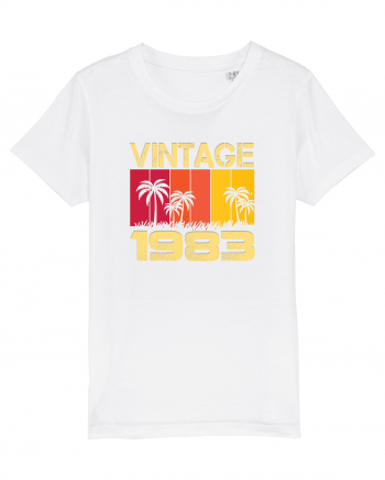 Vintage 1983 - sunny palm trees White