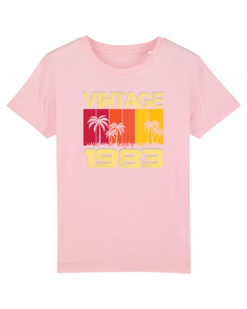 Vintage 1983 - sunny palm trees Cotton Pink