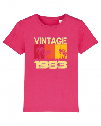 Vintage 1983 - sunny palm trees Raspberry