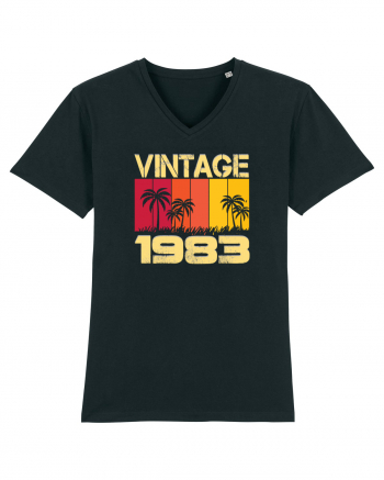 Vintage 1983 - sunny palm trees Black