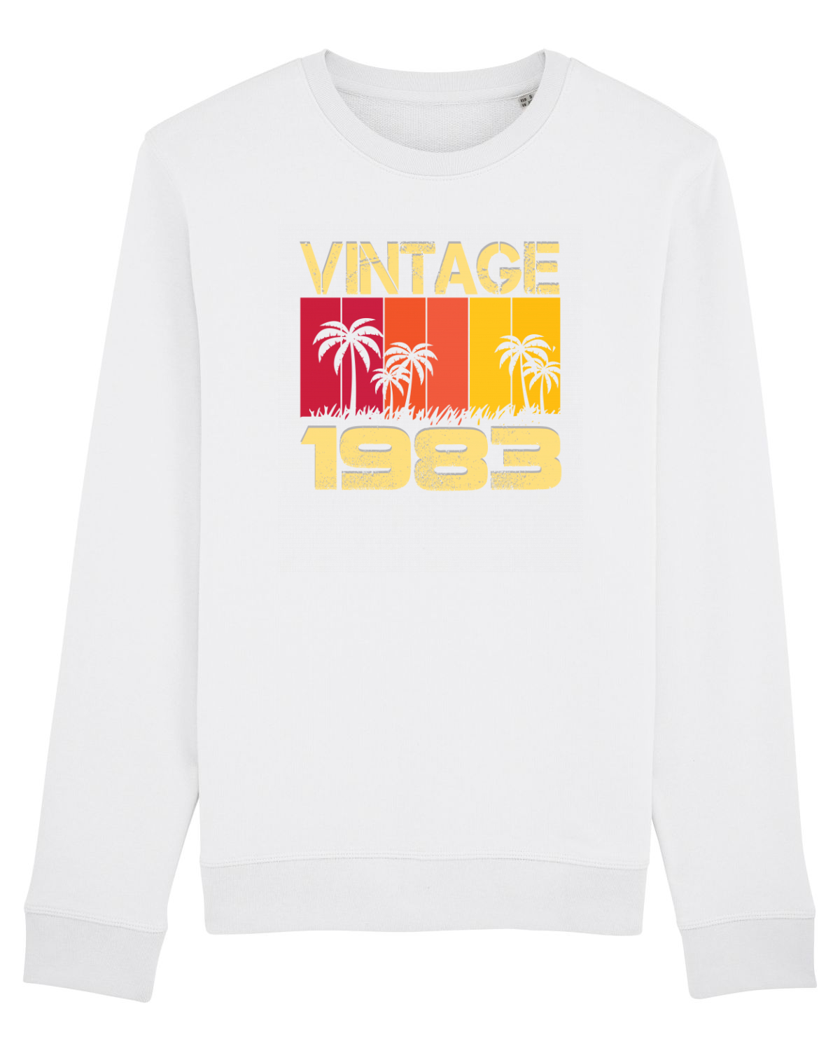 Bluză mânecă lungă Unisex Rise White