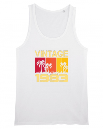 Vintage 1983 - sunny palm trees White
