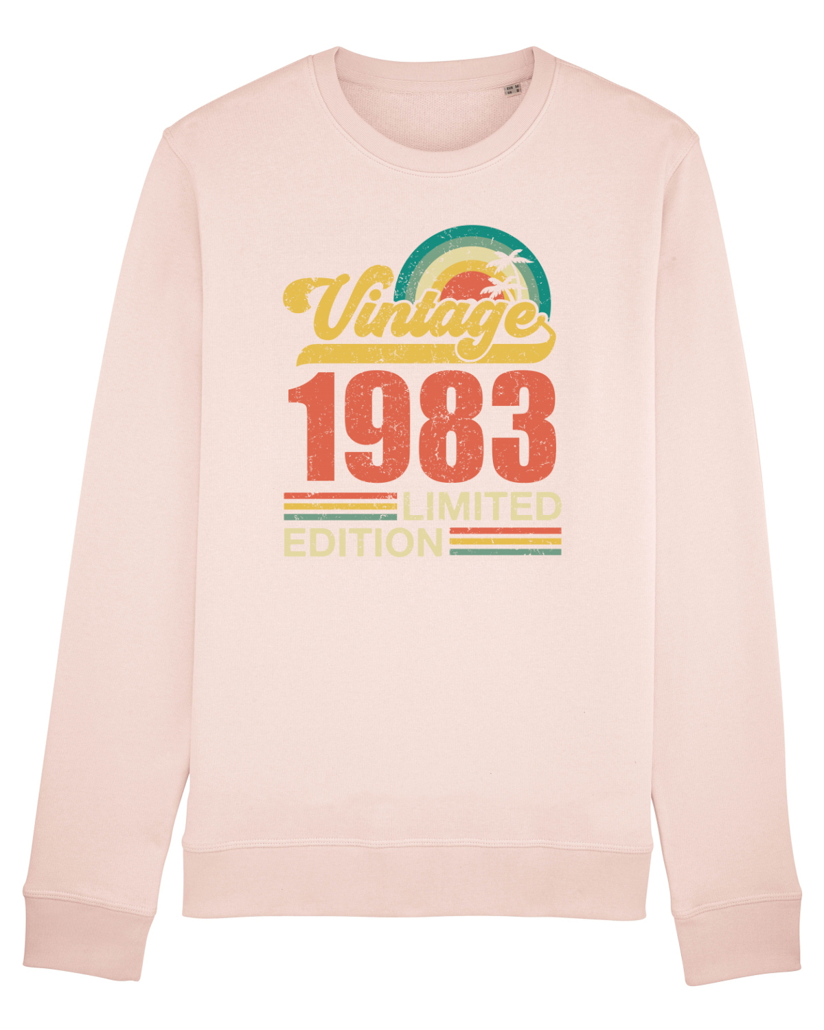 Bluză mânecă lungă Unisex Rise Candy Pink