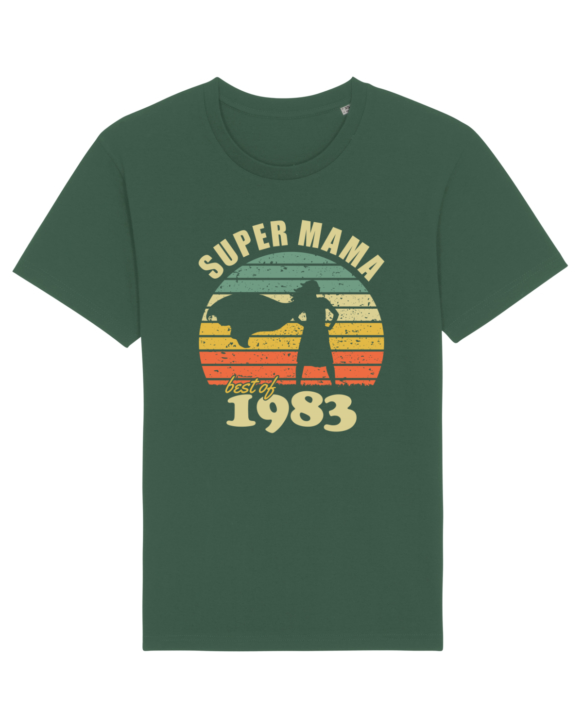 Tricou mânecă scurtă Unisex Rocker Bottle Green