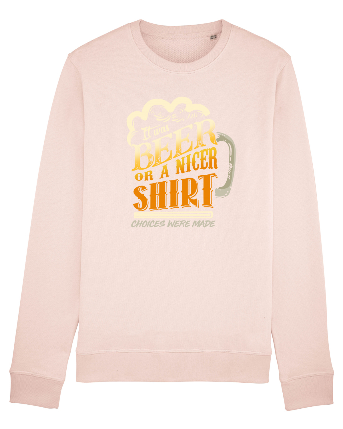 Bluză mânecă lungă Unisex Rise Candy Pink