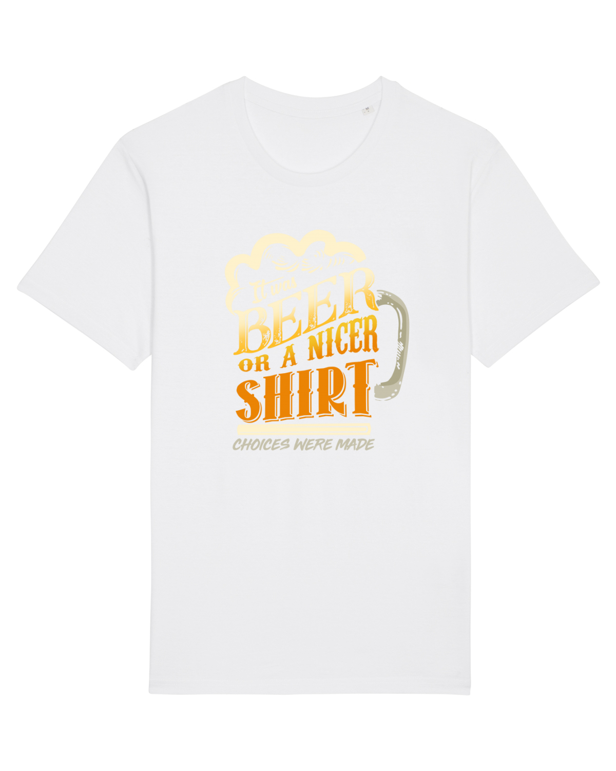 Tricou mânecă scurtă Unisex Rocker White