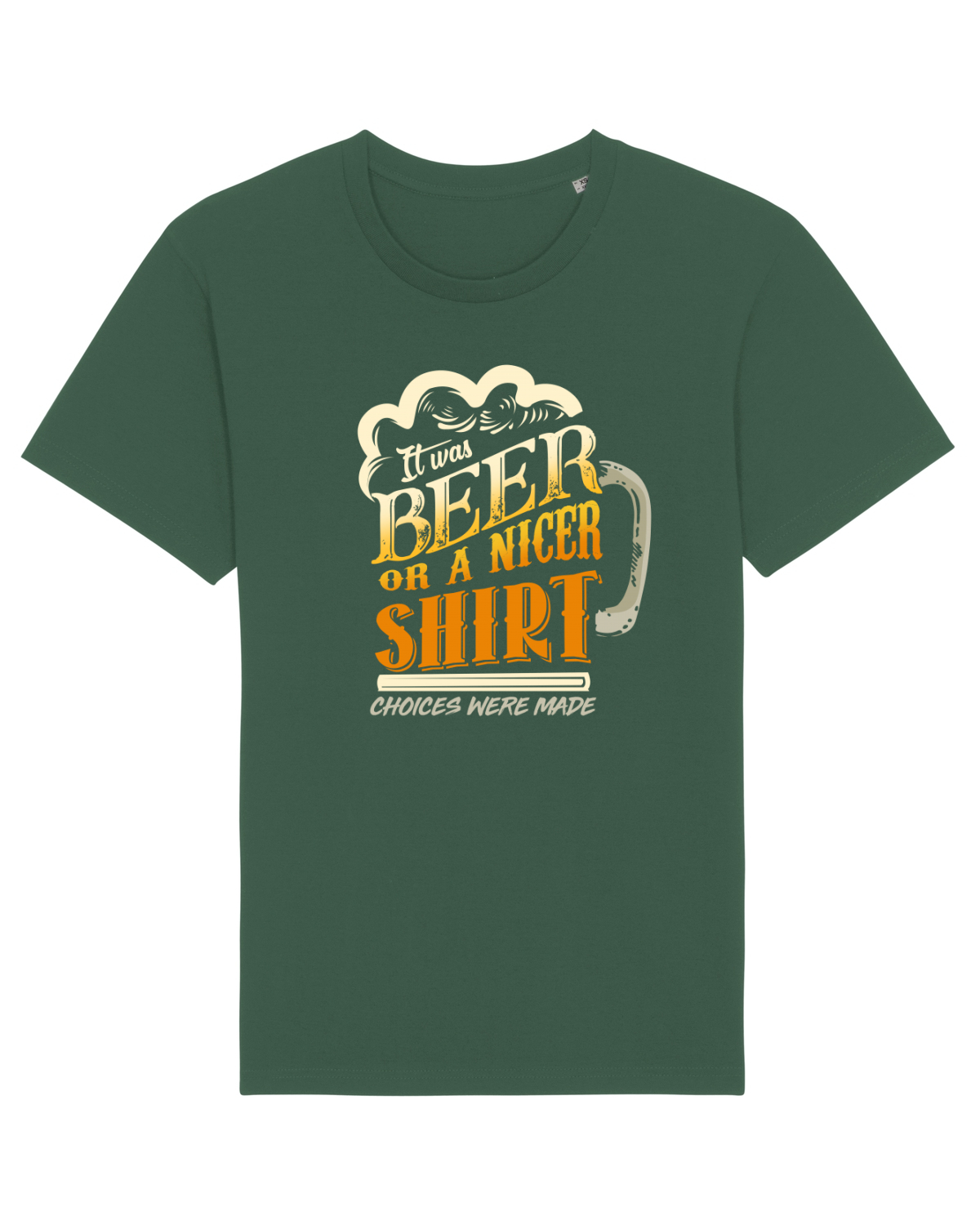 Tricou mânecă scurtă Unisex Rocker Bottle Green