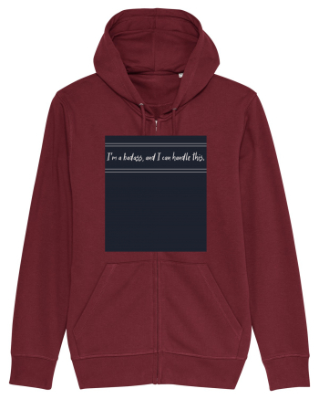 i m a badass ana i can handle this3 Burgundy