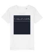 i m a badass ana i can handle this3 Tricou mânecă scurtă  Copii Mini Creator