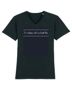 i m a badass ana i can handle this3 Tricou mânecă scurtă guler V Bărbat Presenter