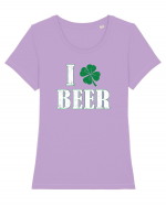 I love beer Tricou mânecă scurtă guler larg fitted Damă Expresser