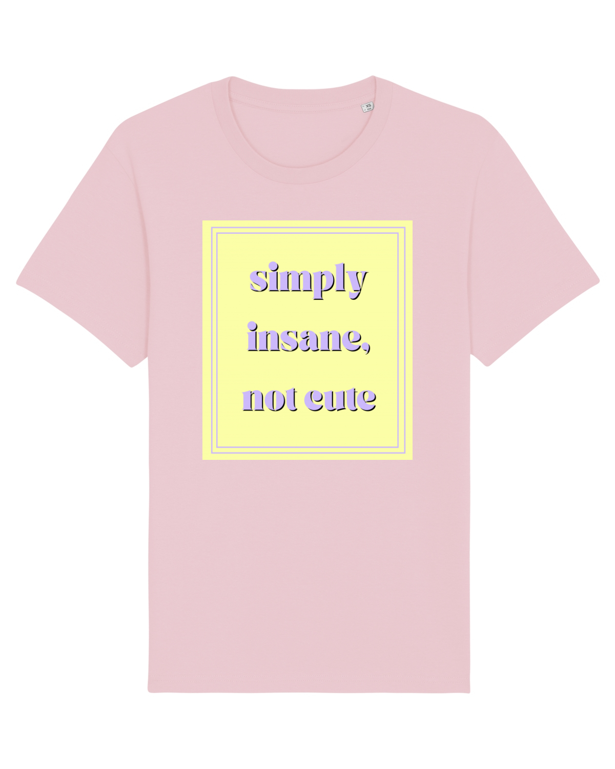 Tricou mânecă scurtă Unisex Rocker Cotton Pink