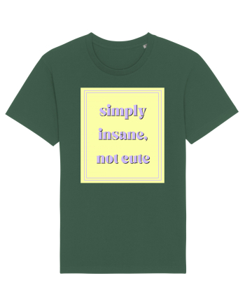 simply insane not cute2 Bottle Green