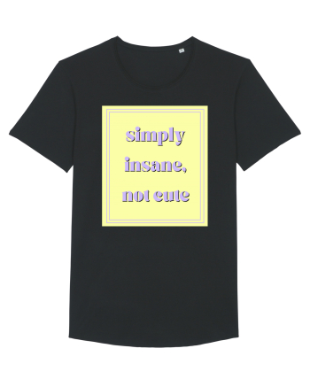 simply insane not cute2 Black