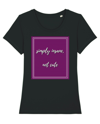 simply insane not cute3 Black