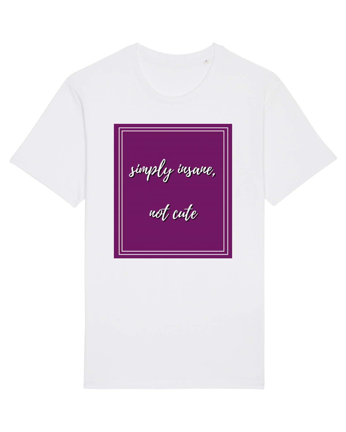 Tricou mânecă scurtă Unisex Rocker White