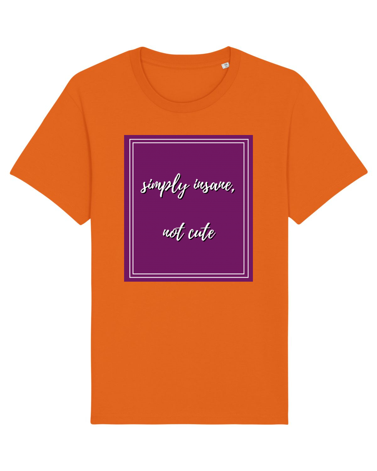 Tricou mânecă scurtă Unisex Rocker Bright Orange