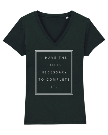 i have the skills necessary to complete it Black