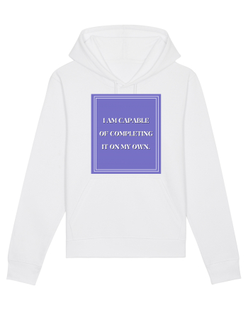 i am capable of completing it on my  own White