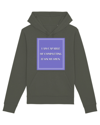 i am capable of completing it on my  own Khaki
