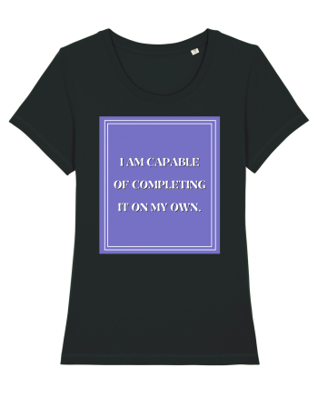 i am capable of completing it on my  own Black