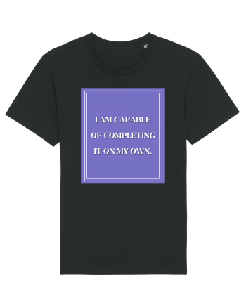 i am capable of completing it on my  own Black