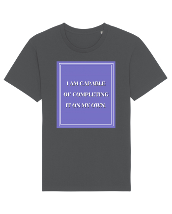i am capable of completing it on my  own Anthracite
