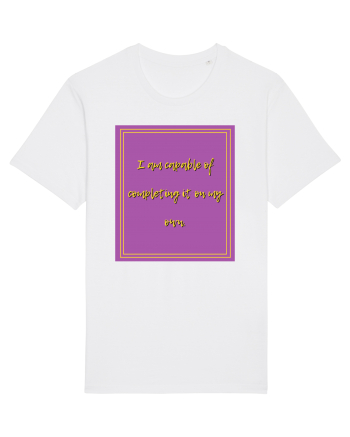 i am capable of completing it on my  own2 White