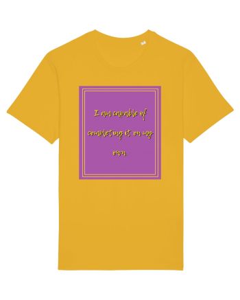 i am capable of completing it on my  own2 Spectra Yellow