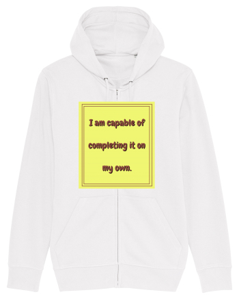 i am capable of completing it on my  own3 White
