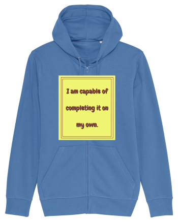 i am capable of completing it on my  own3 Bright Blue