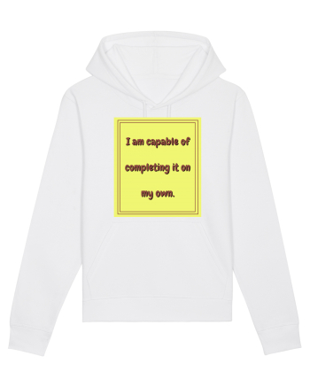 i am capable of completing it on my  own3 White