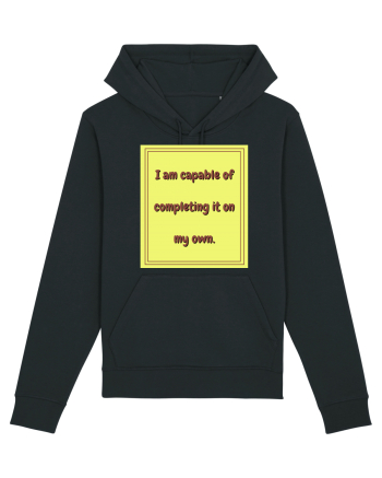i am capable of completing it on my  own3 Black