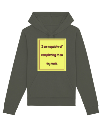 i am capable of completing it on my  own3 Khaki