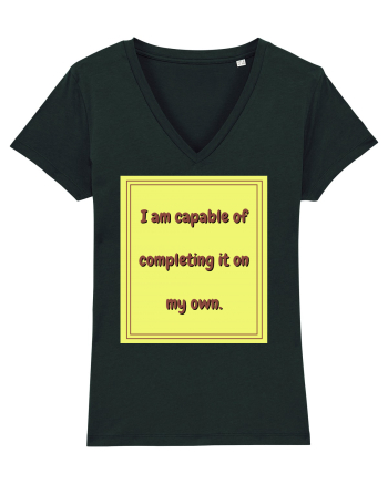 i am capable of completing it on my  own3 Black