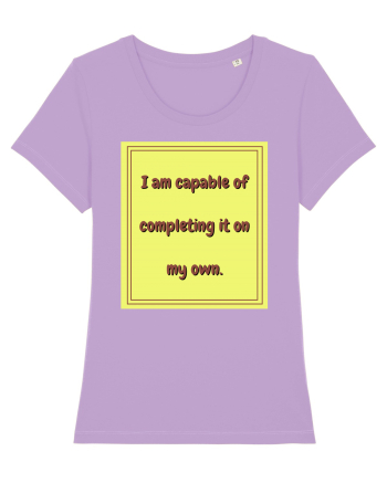 i am capable of completing it on my  own3 Lavender Dawn