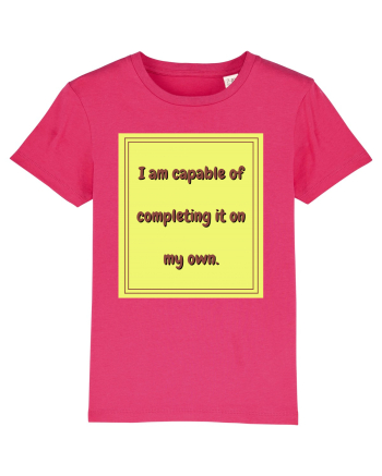 i am capable of completing it on my  own3 Raspberry