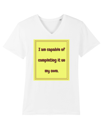 i am capable of completing it on my  own3 White