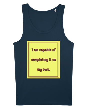 i am capable of completing it on my  own3 Navy