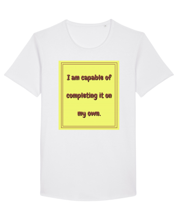 i am capable of completing it on my  own3 White