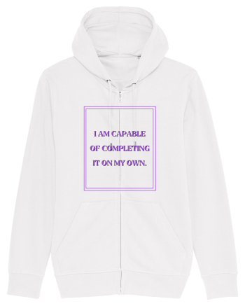 i am capable of completing it on my  own4 White
