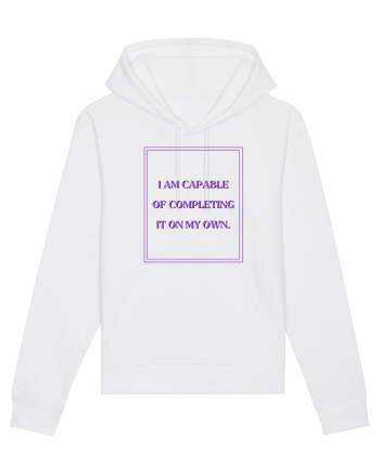 i am capable of completing it on my  own4 White