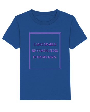 i am capable of completing it on my  own4 Majorelle Blue