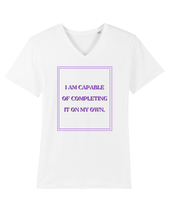 i am capable of completing it on my  own4 White