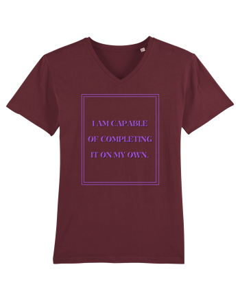 i am capable of completing it on my  own4 Burgundy