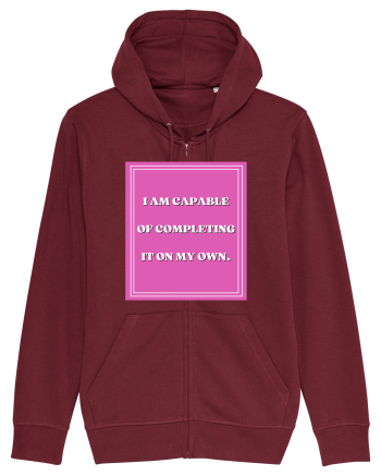 i am capable of completing it on my  own5 Burgundy